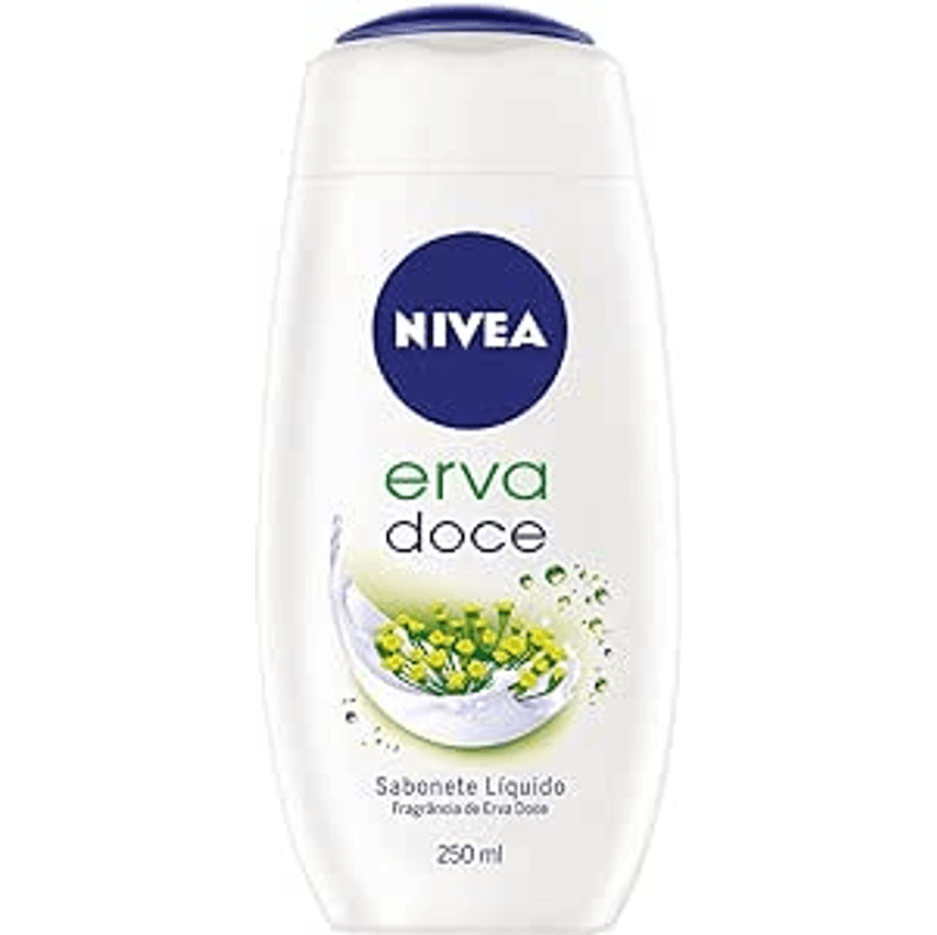 Nivea Sabonete Líquido Erva Doce 250ml - Fragrância Refrescante De Erva-doce, Sensação De Pele Macia E Hidratada