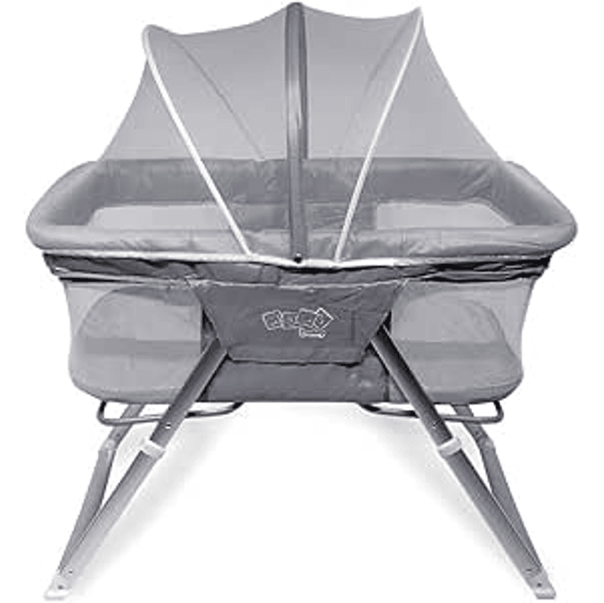 Berço Moisés Portátil Com Balanço Comfy 9kgs Cinza - MaxiBaby