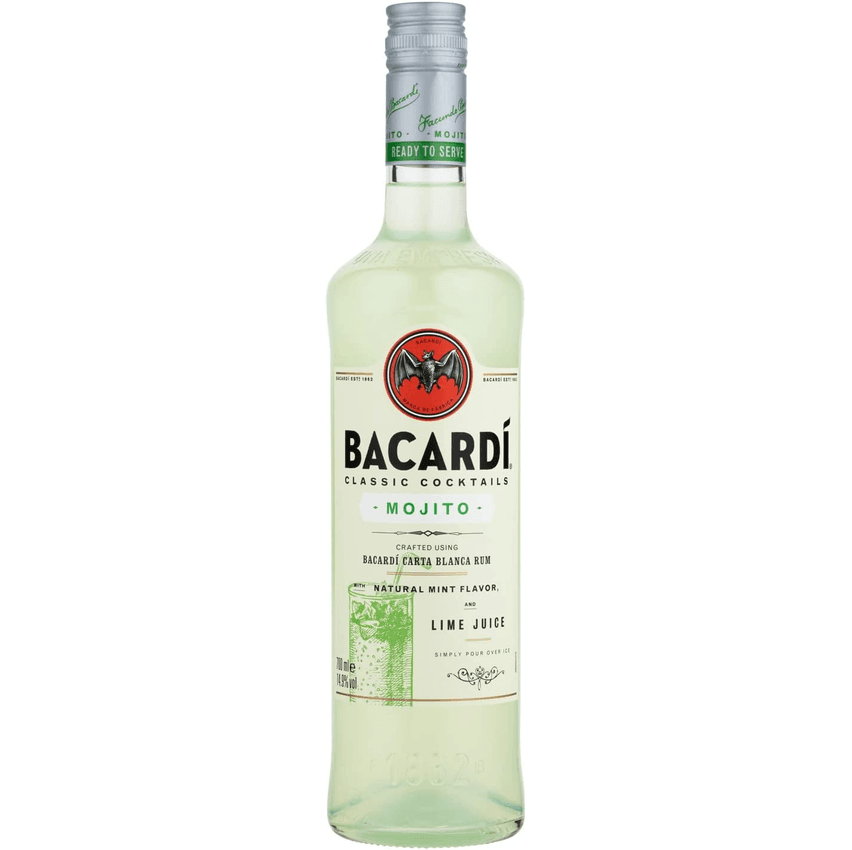 Bacardi, Rum Mojito Sabor Mojito, 980 ml