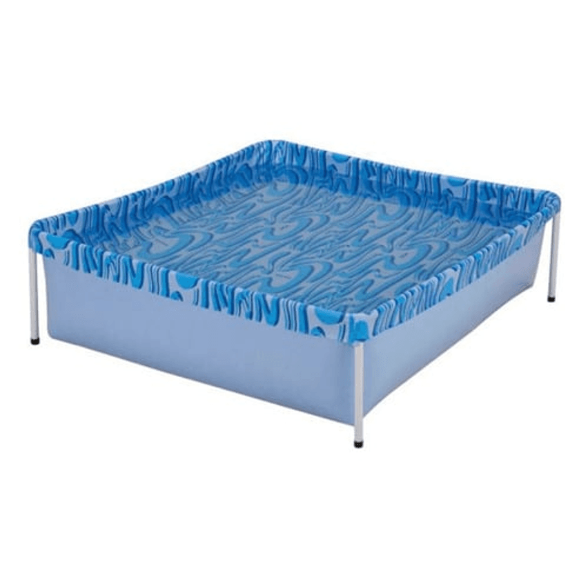 Piscina Infantil Mor 400l Pvc Estruturada Azul