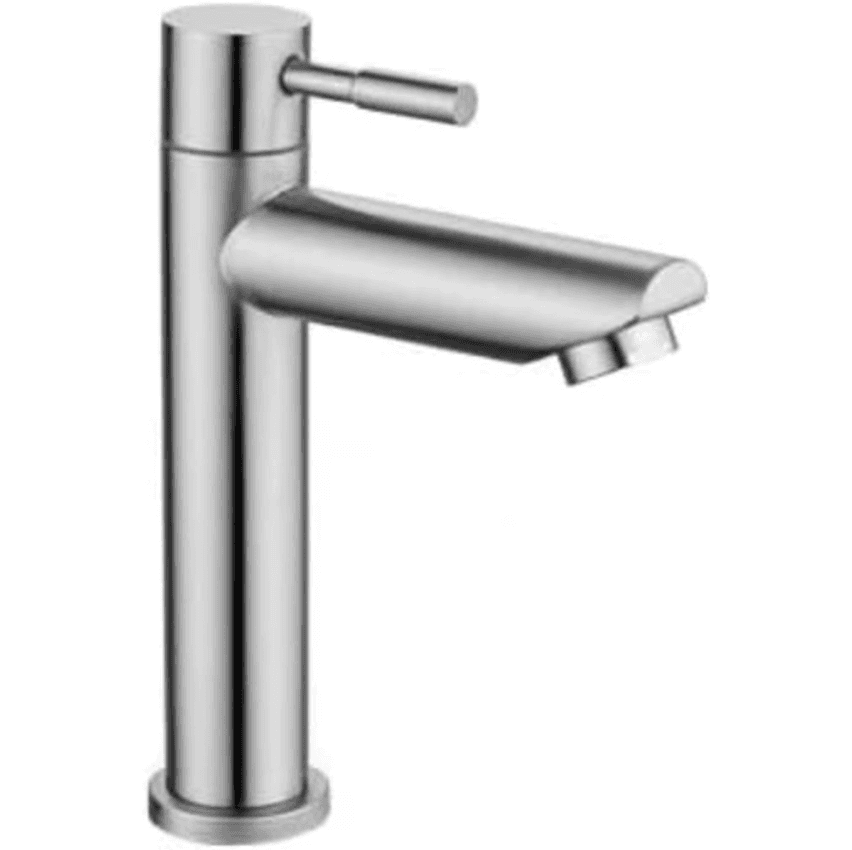 Torneira Banheiro Premium Lavabo Pia Lavatório Alto Padrão Luxo Aço Inox 304 1/4 de Volta (Prata)