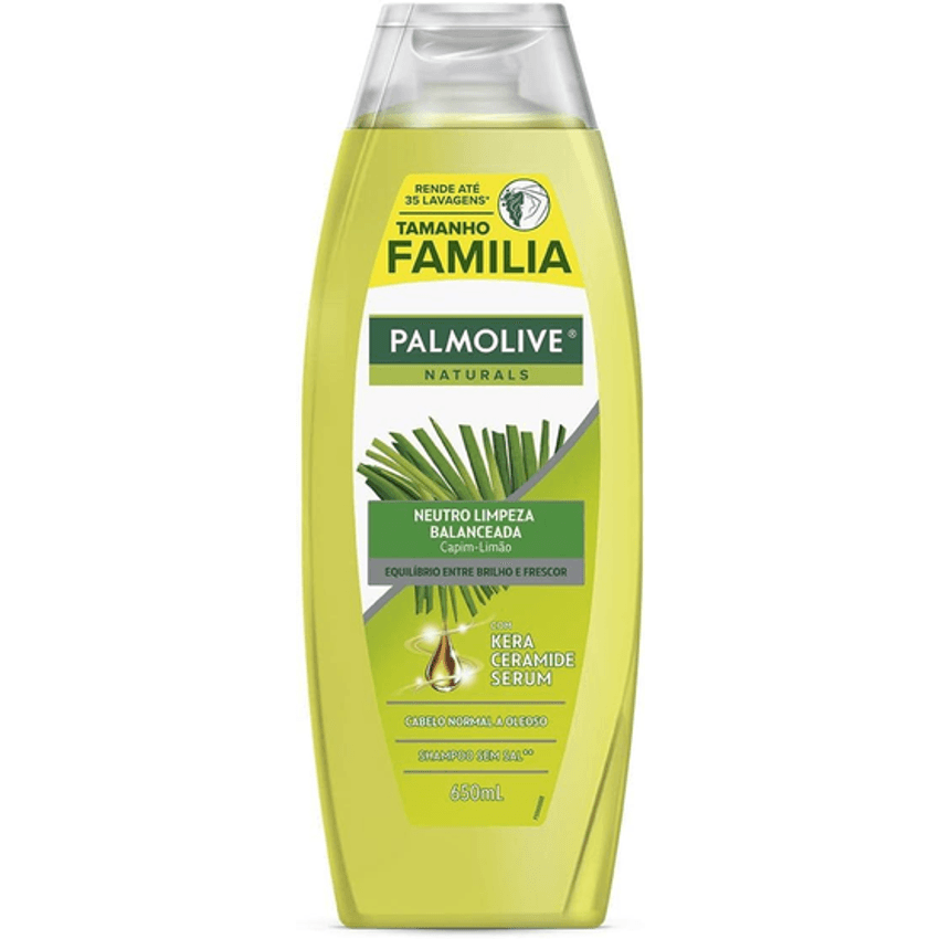 Palmolive Shampoo Naturals Neutro 650Ml Cor: Verde