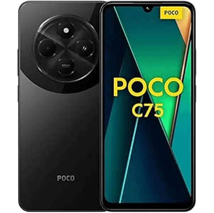 Smartphone Xiaomi Poco C75 NFC Black (Preto) 8GB RAM 256GB ROM [2410FPCC5G]