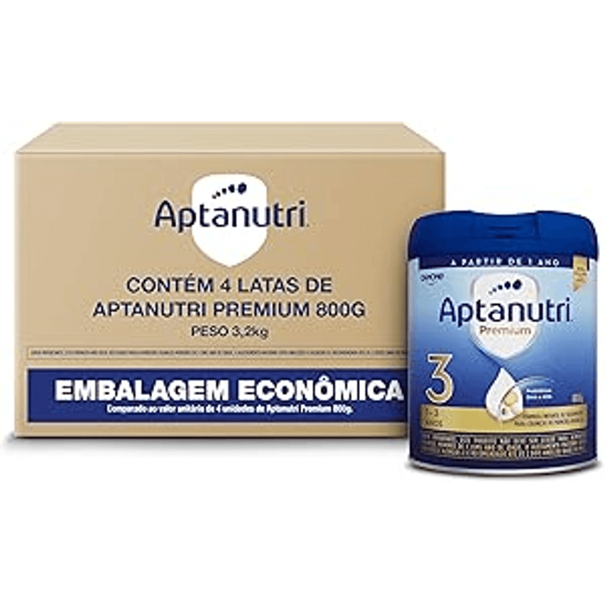 Aptanutri 3 Premium - Pack Com 4 unidades de 800g - 3,2kg