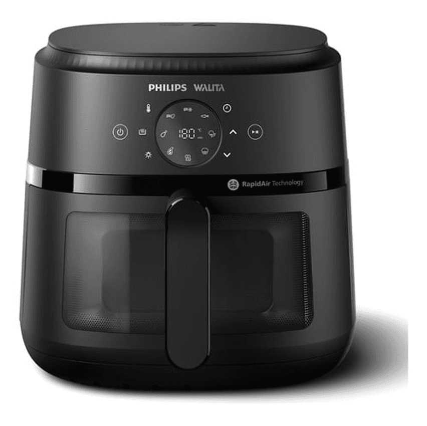 Fritadeira Elétrica Airfryer Digital Philips Walita Série 2000xl 1700w 6,2 Litros Preta 110v