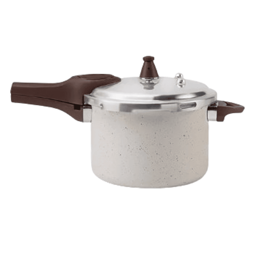 Brinox Pressure Panela de Pressão Revestimento Cerâmica Indução 4,2L cor Vanilla