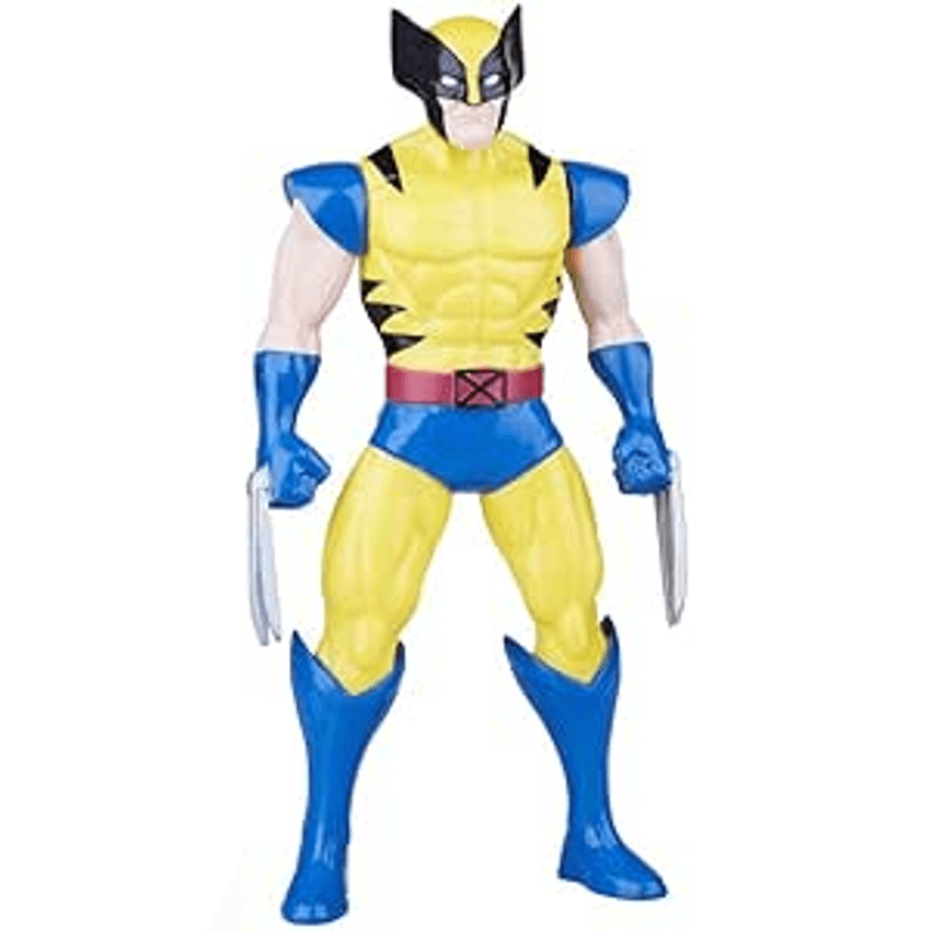 Marvel, Boneco Wolverine, Amarelo, Azul e Preto