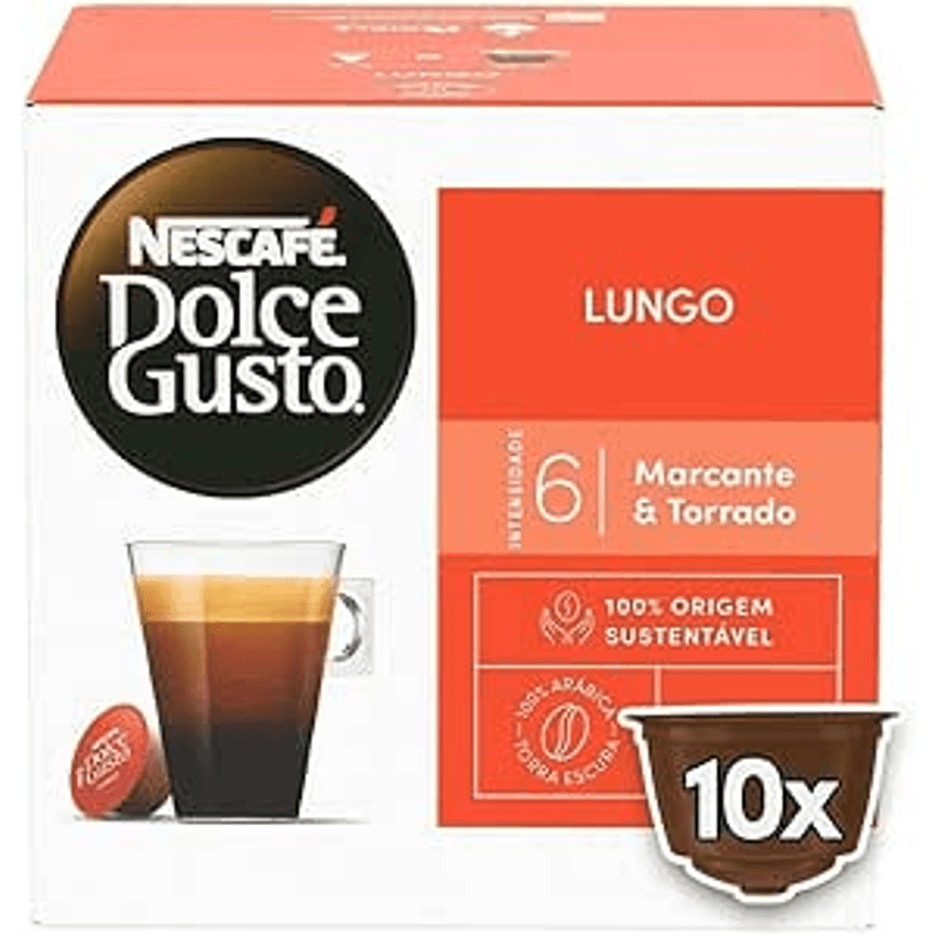 Dolce Gusto Nescafe Lungo 10 Capsulas 70G