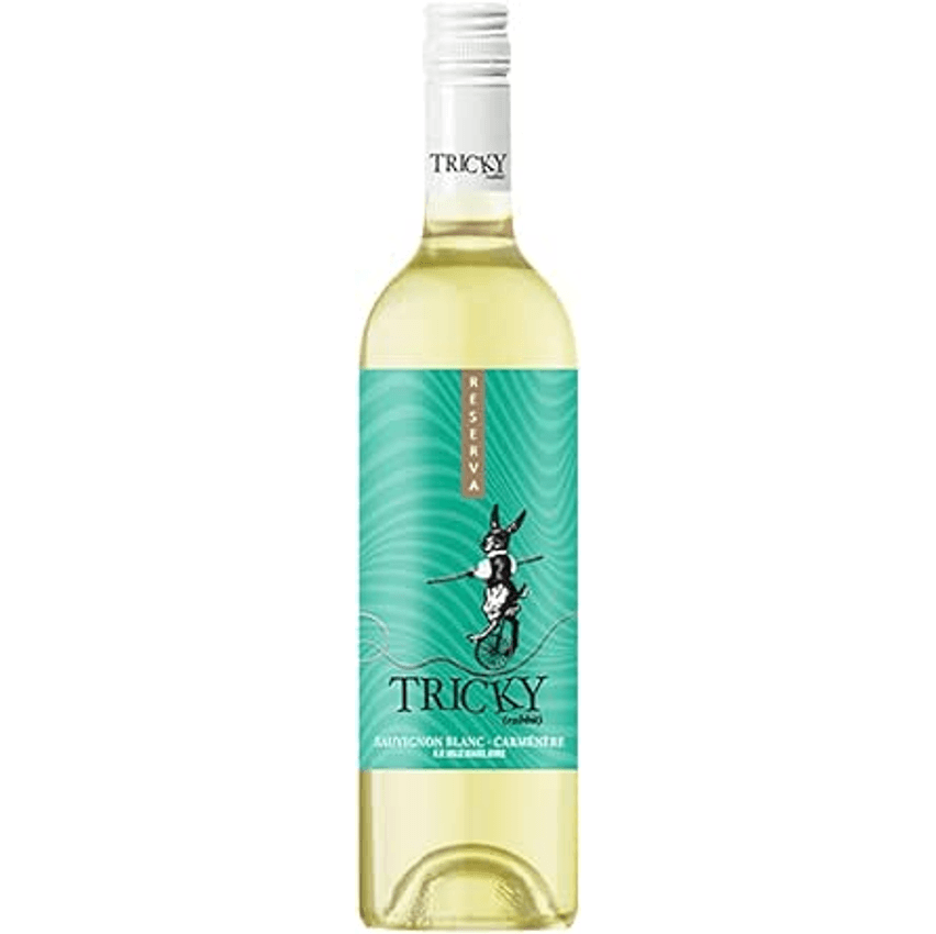 Vinho Branco Chileno Tricky Rabbit Reserva Sauvignon Blanc - Carmenere 750ml