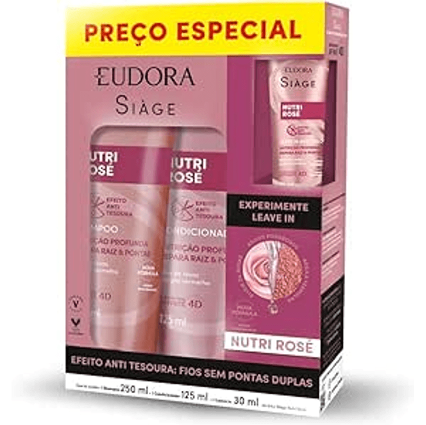 Eudora Siage Promopack Nutri Rose